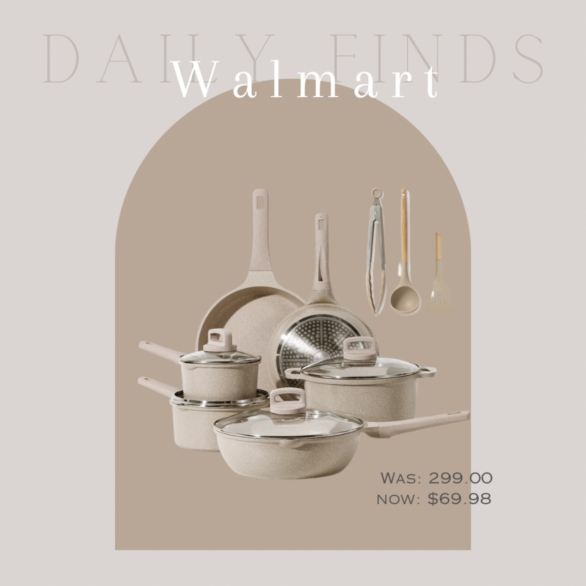 This non stick 13 peace pot, and pan set is on major sale right now!


Pits and pans, cookware, kitchen utensils, kitchen decor 


#walmart 

#LTKSaleAlert #LTKHome