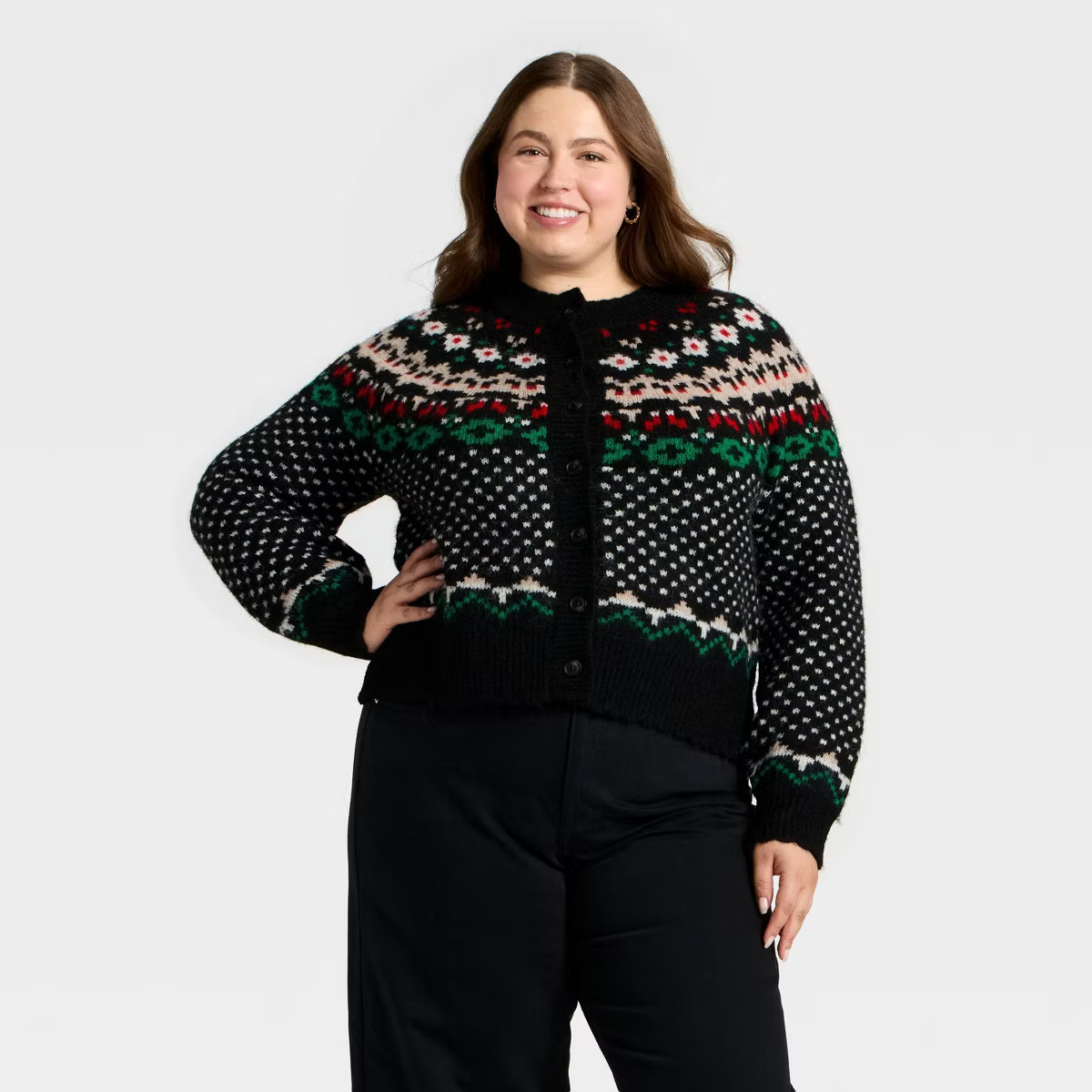 Women's Merriment Cardigan Sweater - Universal Thread™ Black | Target