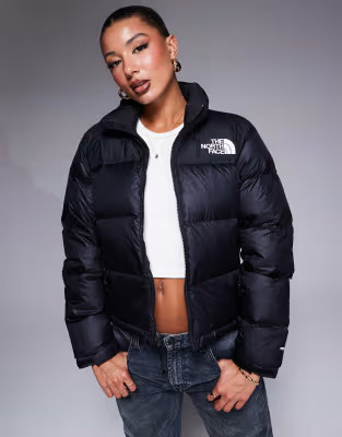 The North Face 1996 Retro Nuptse down jacket in black | ASOS (Global)