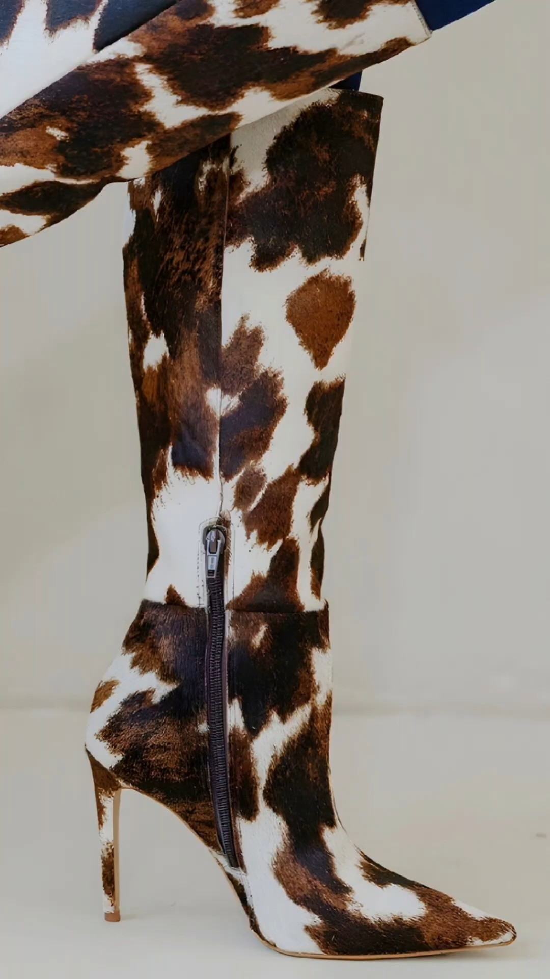 Calf hair cow print dominated Fall/Winter 25/26 fashion! 🐄 Every major fashion brand cosigned the trend—and now you can too. These Steve Madden Nitro cow print boots are on sale, so consider this your sign to add to cart. I also threw in a couple of similar styles that I know you'll love!

#LTKOver40 #LTKSaleAlert #LTKSeasonal