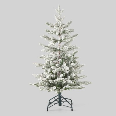 3.5' Unlit Flocked Balsam Fir Mini Artificial Christmas Tree - Wondershop™ | Target