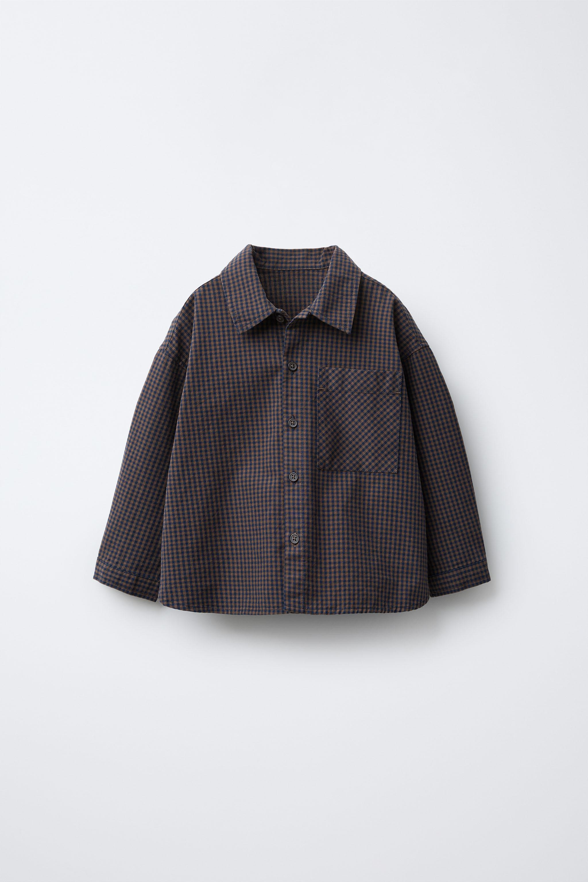 GINGHAM SHIRT | Zara US