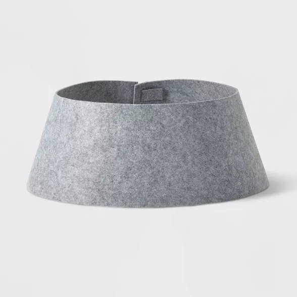 28in Felt Christmas Tree Collar Gray - Wondershop™ | Target