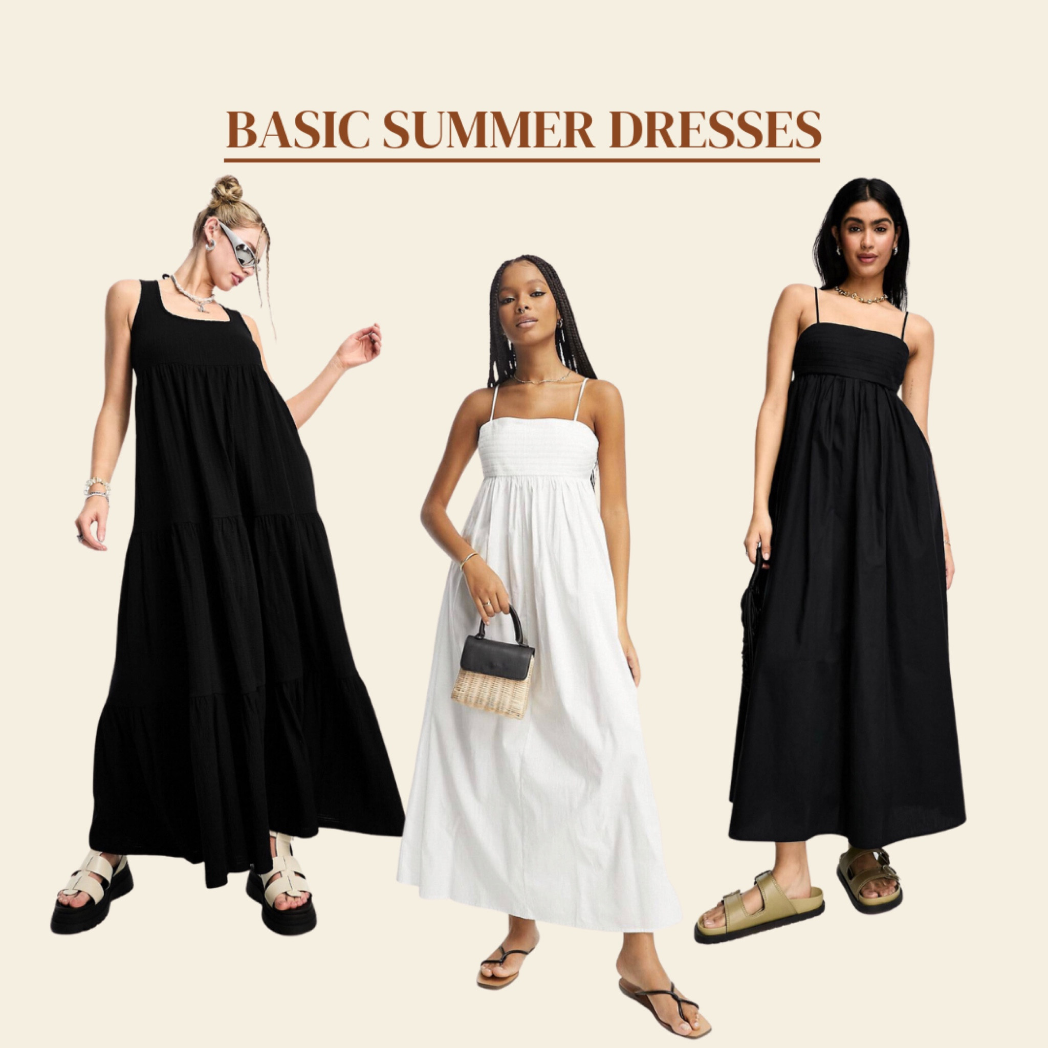 Basic on sale summer dresses