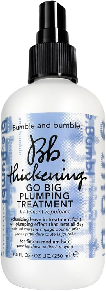 Bumble and bumble. Thickening Go Big Plumping Hair Treatment Spray | Heat Protection | Softening ... | Amazon (US)