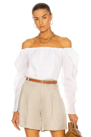 Off The Shoulder Billow Top | FWRD 