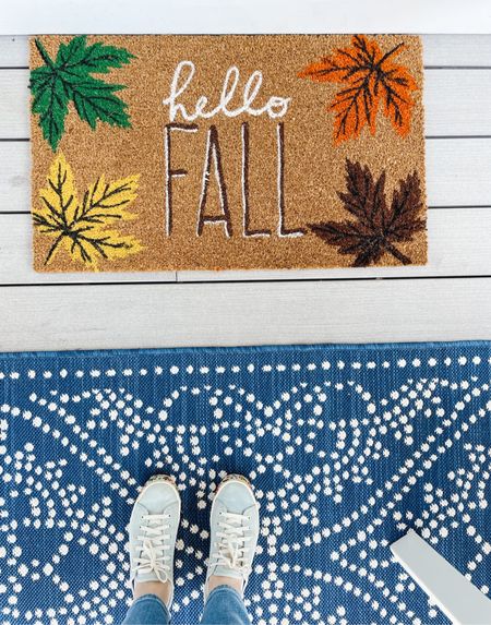 Hello Fall doormat and outdoor rug 

#LTKstyletip #LTKhome #LTKSeasonal