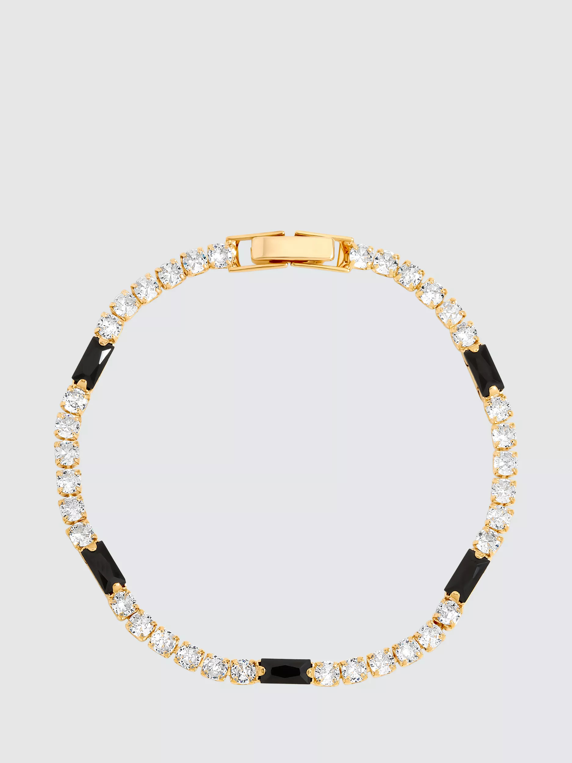 Jon Richard Jet Tennis Bracelet, Gold | John Lewis (UK)