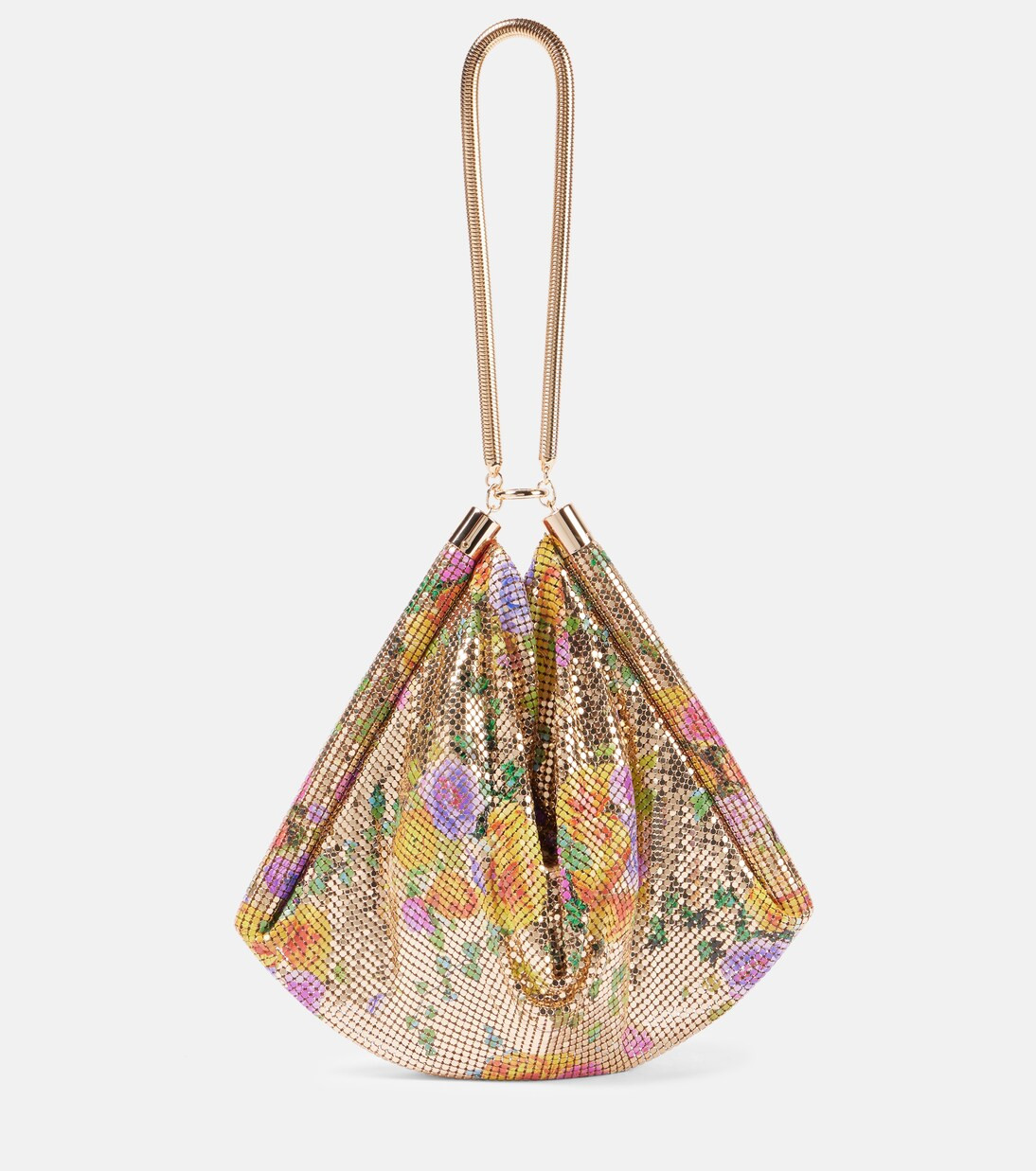 Pixel floral chainmail shoulder bag | Mytheresa (UK)