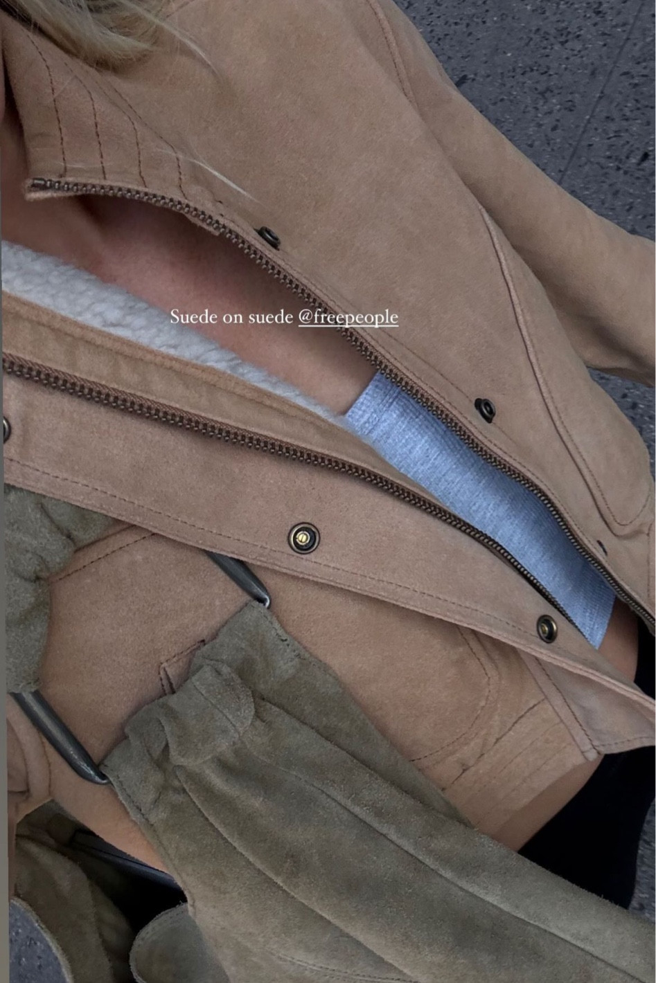 Suede on suede in Free People 🤎

#LTKSeasonal #LTKStyleTip