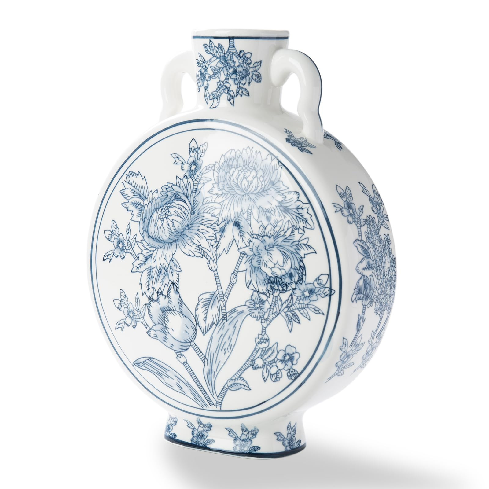 Blue and White Vase for Home Decor, Chinoiserie Vase Decor, Ceramic Large Vases, Flowers and Bran... | Amazon (US)