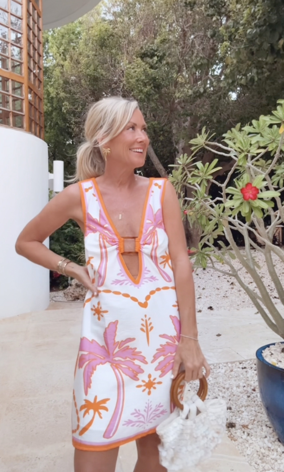 A fun, short deep V dress for vacation! If you’re looking for something sassy, flirty, and a little bold, this one is so fun for summer nights.

Size: small, size up

#LTKTravel #LTKootd #LTKOver40