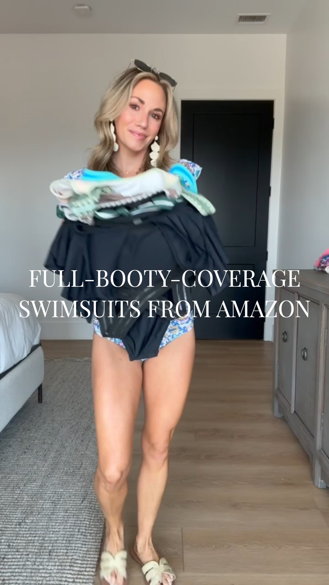 Full booty coverage swimsuits from Amazon! These are cute while also being a bit more modest for chasing kids around the beach and pool! Or if you just don’t prefer to have the cheeks out 🍑

#LTKgrwm #LTKootd #LTKPetite