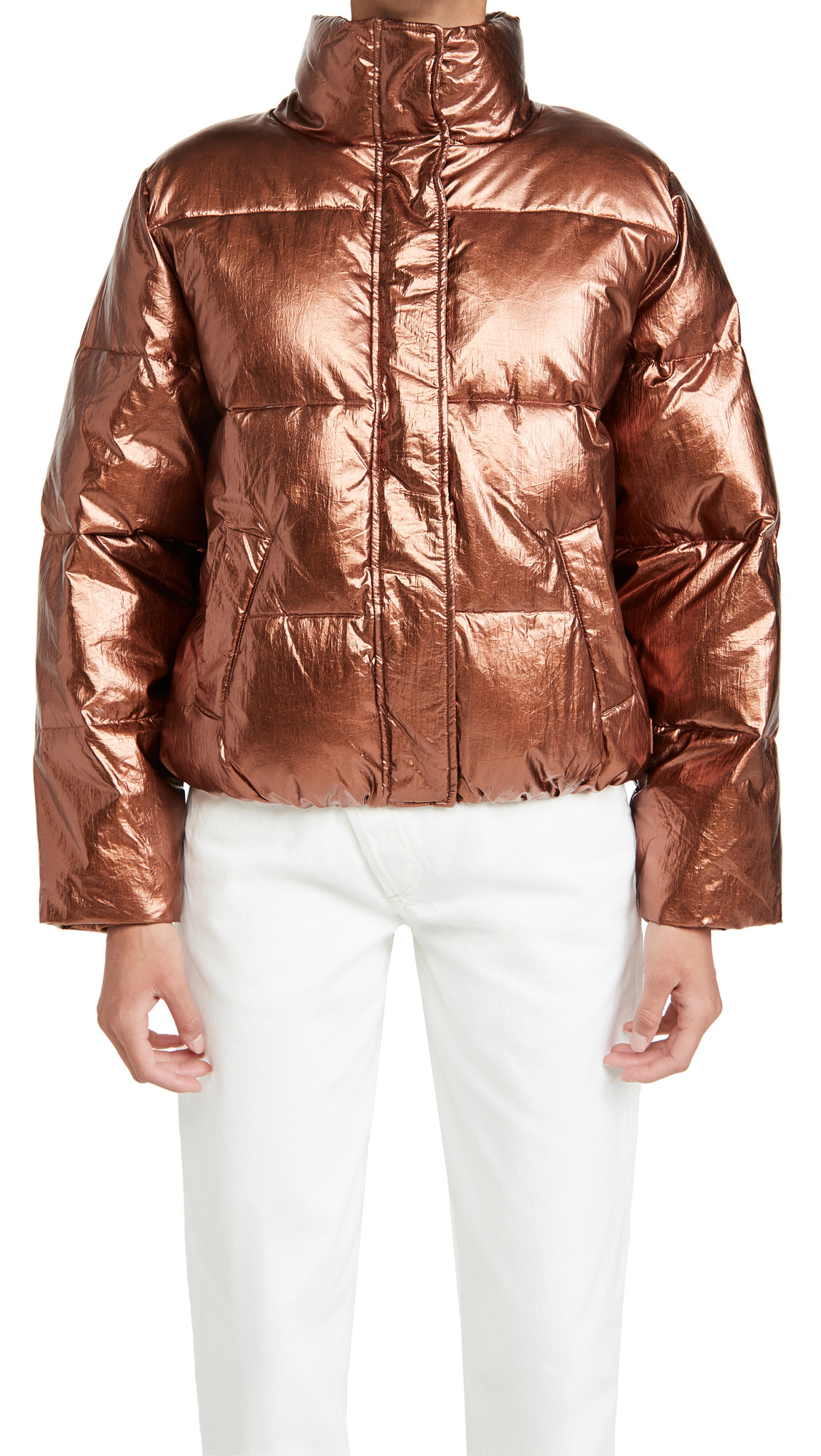 Scotch & Soda/Maison Scotch Padded Metallic Puffer | Shopbop