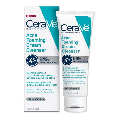 Acne Foaming Cream Cleanser BPO 4% for Acne Prone Skin | Ulta