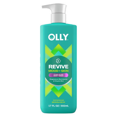 OLLY Revive Mood and Skin Vitamin-Infused Body Wash - Neroli Dew - 17 fl oz: Paraben-Free, Sulfate-Free, Contains Magnesium | Target