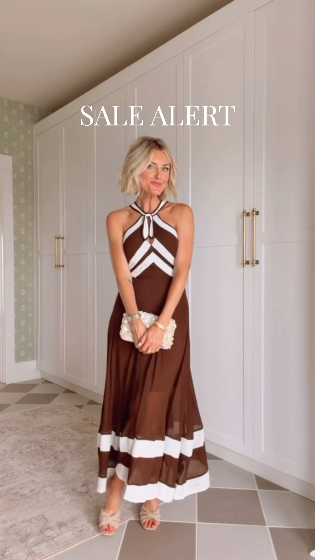 How stunning is this brown & white dress?! 😍 perfect for a vacation, date night or wedding guest dress! Wearing size 0. Use code LOVERLY20 for 20% off orders $100+! 

Loverly Grey, Anthropologie, sale alert, brown maxi dress, vacation dress, resortwear

#LTKootd #LTKSeasonal #LTKSaleAlert