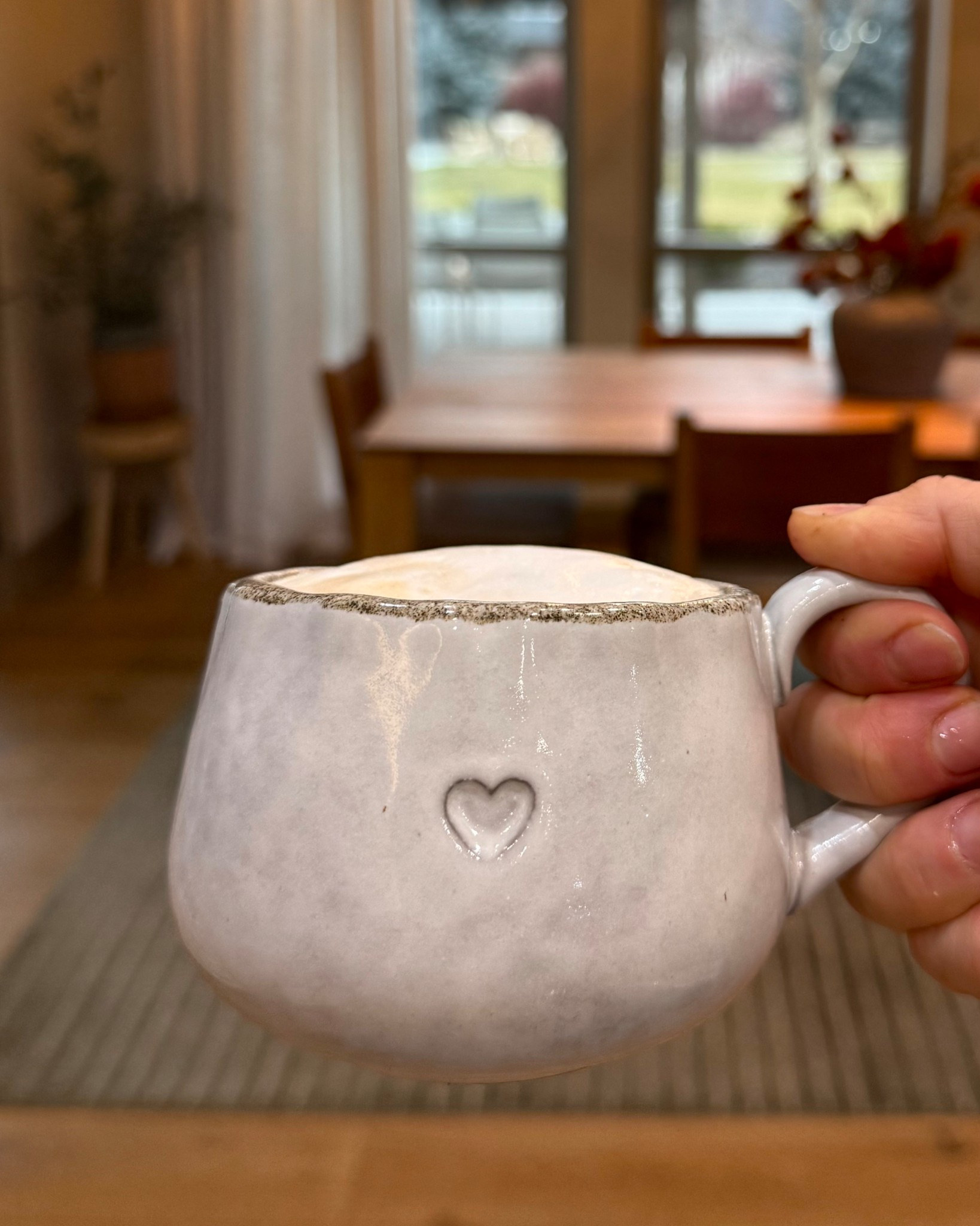 The cutest ceramic heart mug! 😍🤍

#LTKValentine #LTKHome #LTKSeasonal