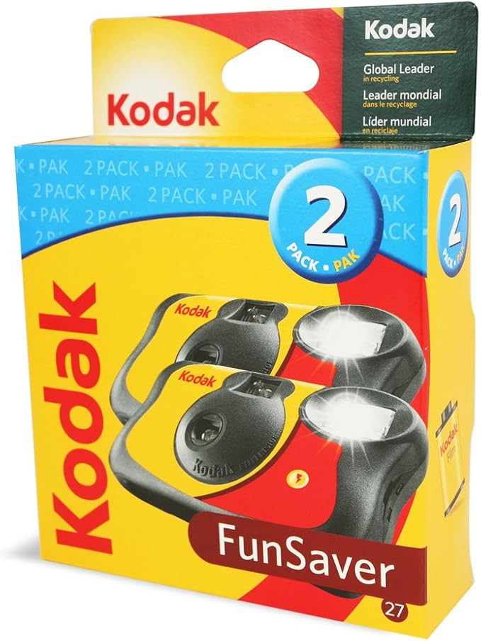 Kodak Funsaver One Time Use Film Camera (2-pack) | Amazon (US)