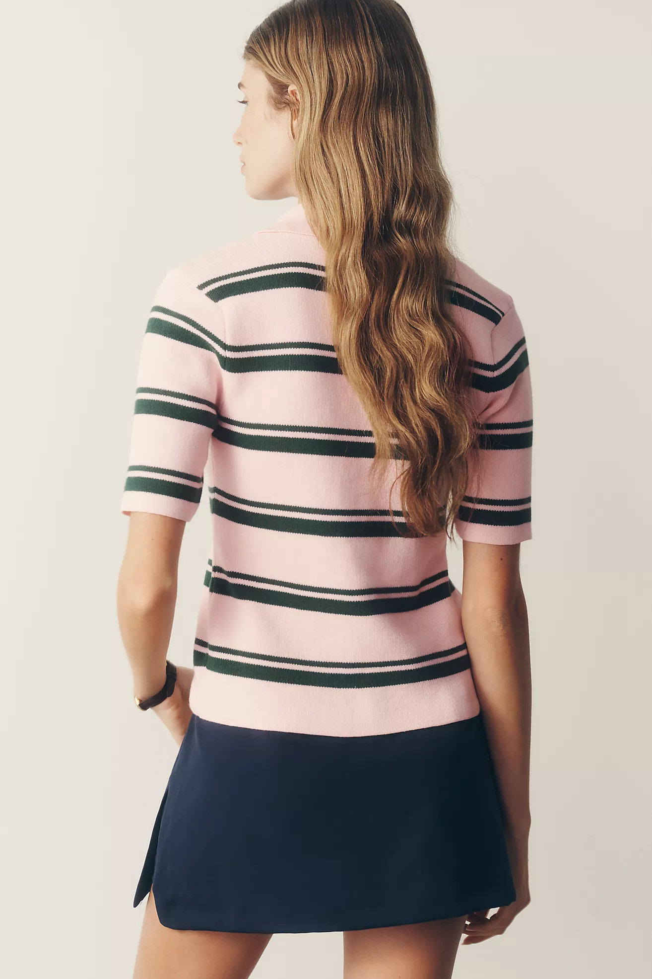 Maeve Cotton Polo Sweater | Anthropologie (US)