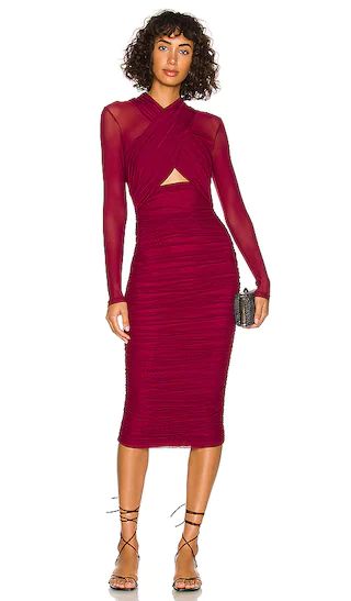 Aliyah Dress in Burgundy | Revolve Clothing (Global)