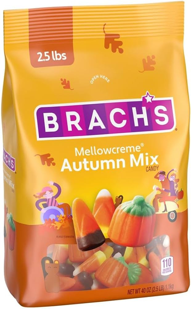 Brach's Mellowcreme Autumn Mix Candy Corn Bag, 2.5 Pound | Amazon (US)