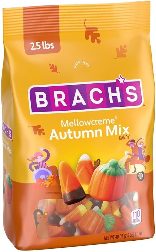 Brach's Mellowcreme Autumn Mix Candy Corn Bag, 2.5 Pound | Amazon (US)