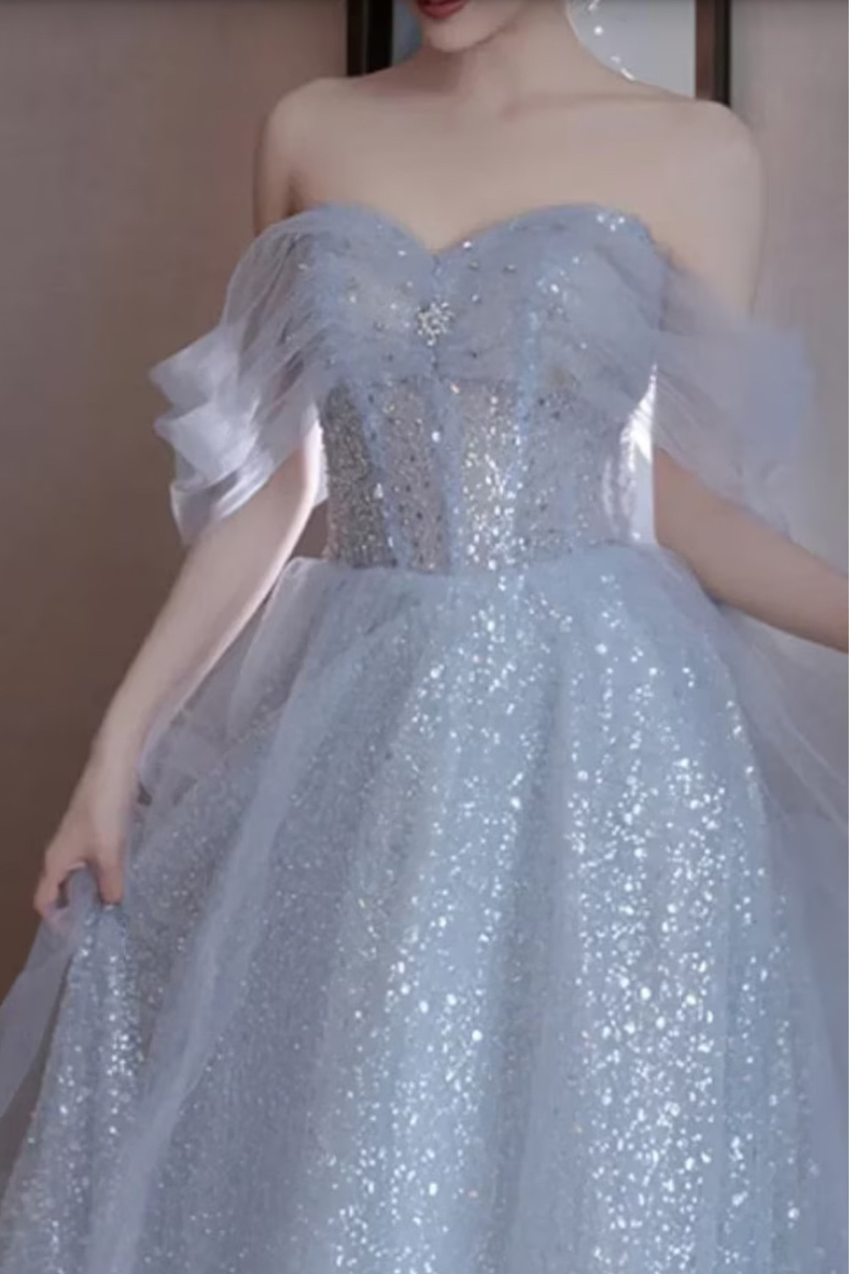 Off shoulder modern Cinderella like dress 💎 

#LTKstyletip #LTKparties #LTKfindsunder100