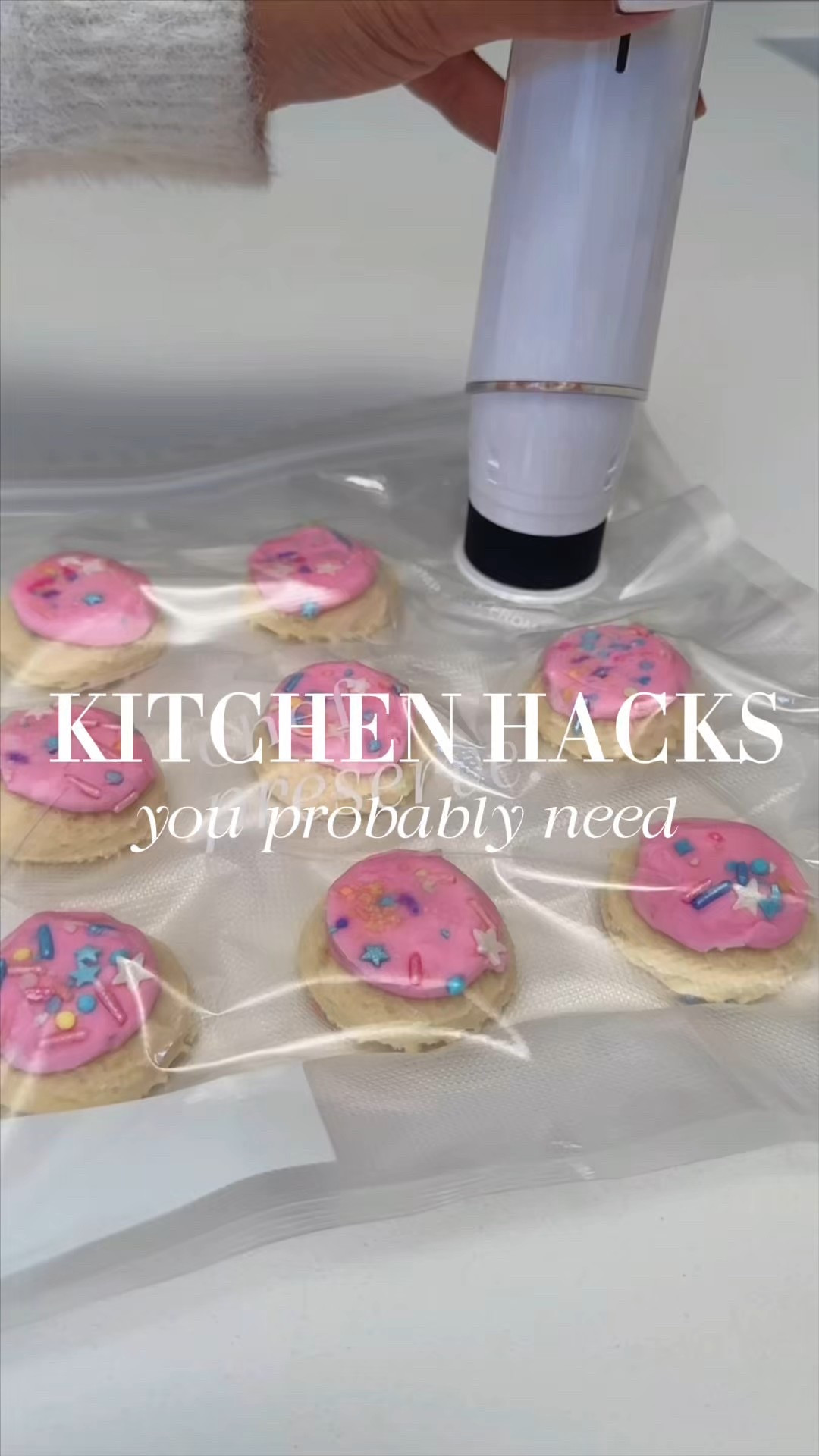 you’ll wonder how you ever lived without this gadget 🙌 say SHOP if this is something you would find useful and I’ll send you the details

This kitchen hack has completely changed the way I store food 🥕✨ if you’ve ever thrown out produce too quickly or felt like leftovers never last as long as they should, this is such a game changer.

This compact vacuum sealer makes it so easy to lock in freshness, reduce waste, and actually keep food tasting good for longer. I love that it’s handheld and portable, so there’s no bulky machine taking up counter space, and the reusable bags make it feel like a smarter, more intentional way to organize the fridge. It’s perfect for meal prep, snacks, marinating proteins, or even keeping cut fruit and veggies crisp all week long 🥬🍓

#kitchenhack #foodstorage #homeorganization #mealpreptips #amazonfinds