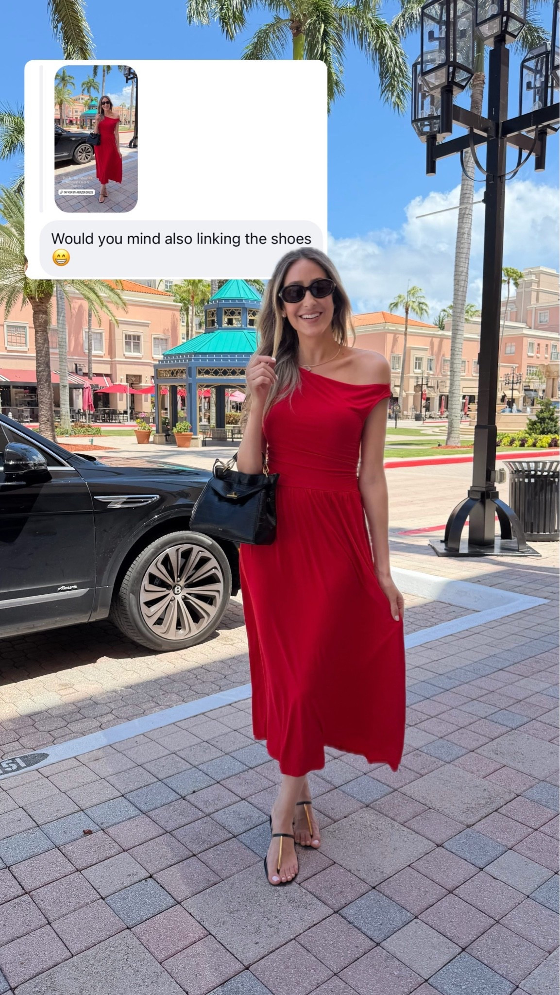Amazon red summer dress, comfy and flattering. Runs true to size I’m wearing size small and I’m 5’9” for your reference. Amazon bag, and Zara shoes

#LTKootd #LTKU #LTKSeasonal