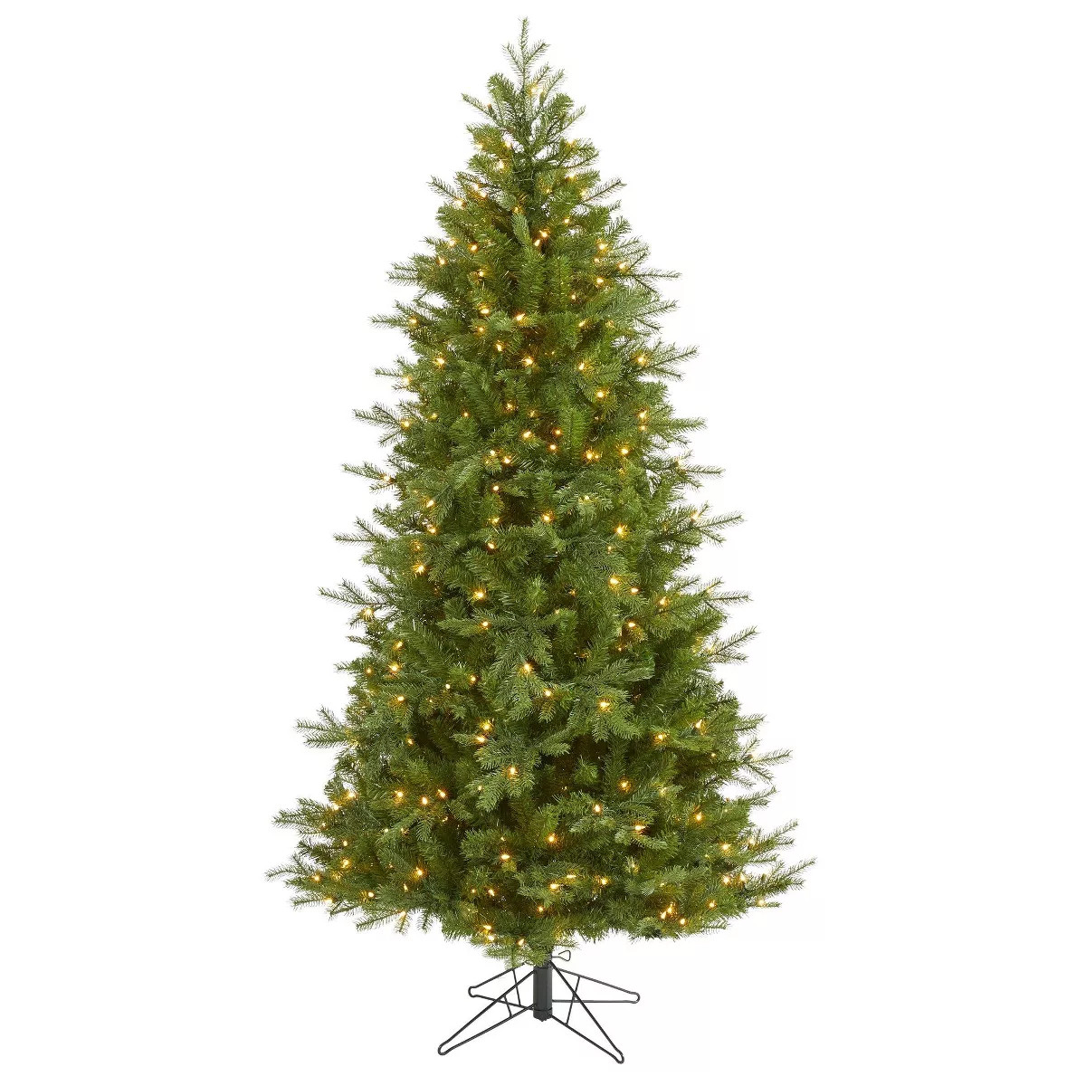 Nearly Natural 7' Vienna Fir Prelit Artificial Christmas Tree | Target