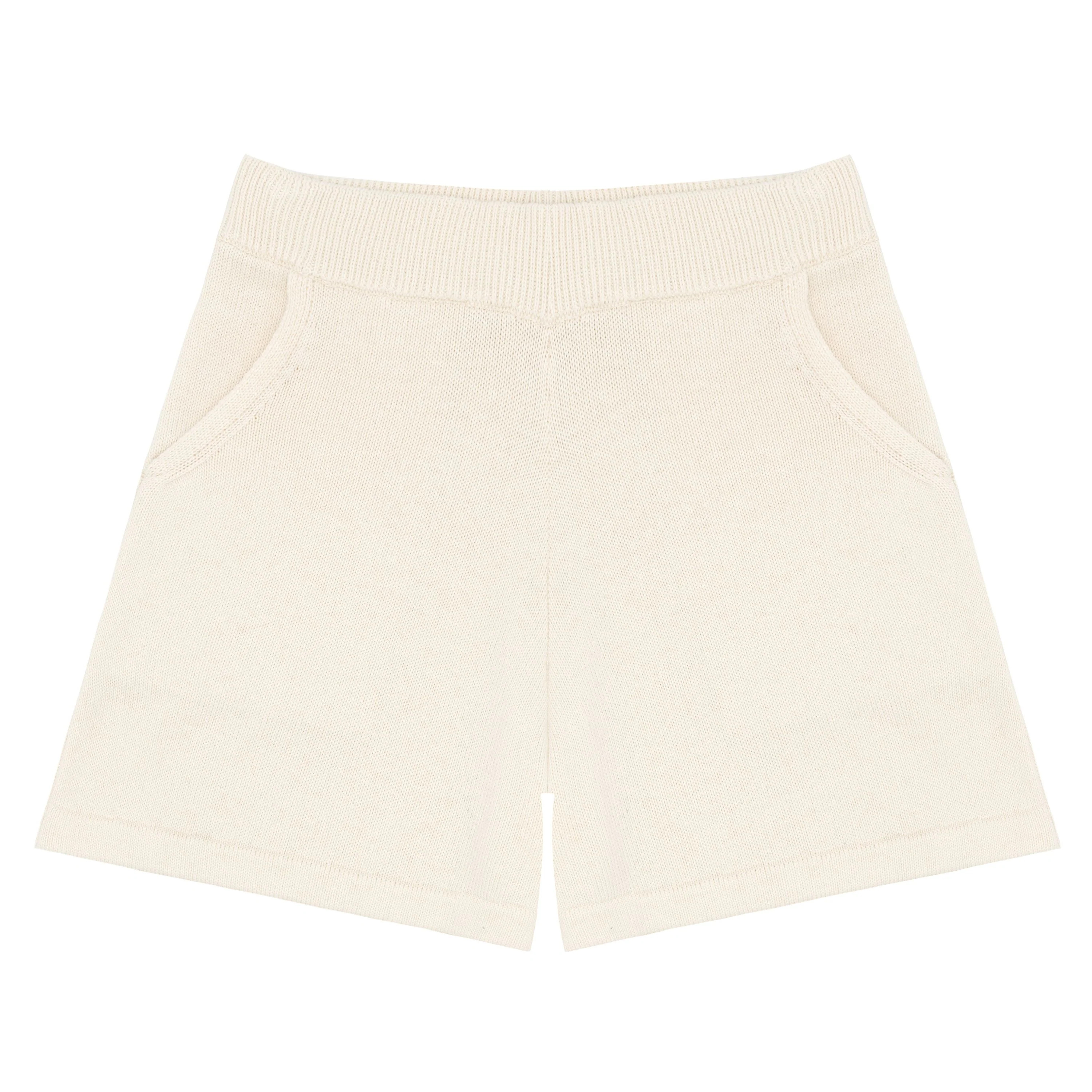 women's cream knit short | minnow