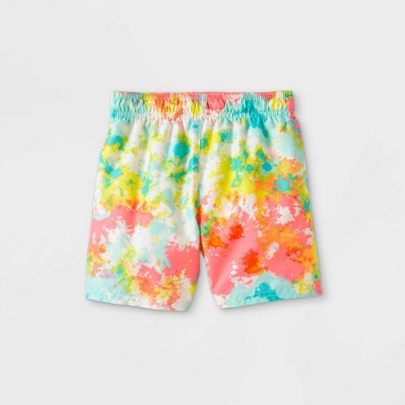 Toddler Boys' Tie-Dye Drawstring Swim Trunks - Cat & Jack™ | Target