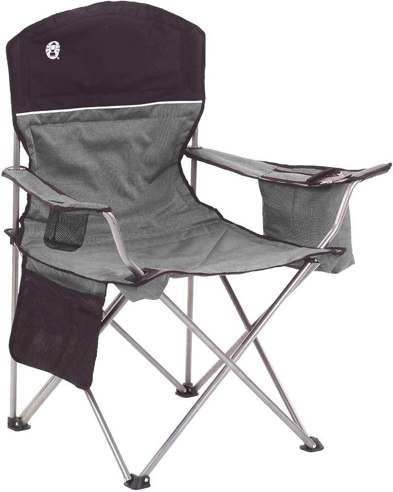 Coleman Portable Camping Chair with 4-Can Cooler - Perfect for Camping, Tailgates, Beach, Sports ... | Amazon (US)