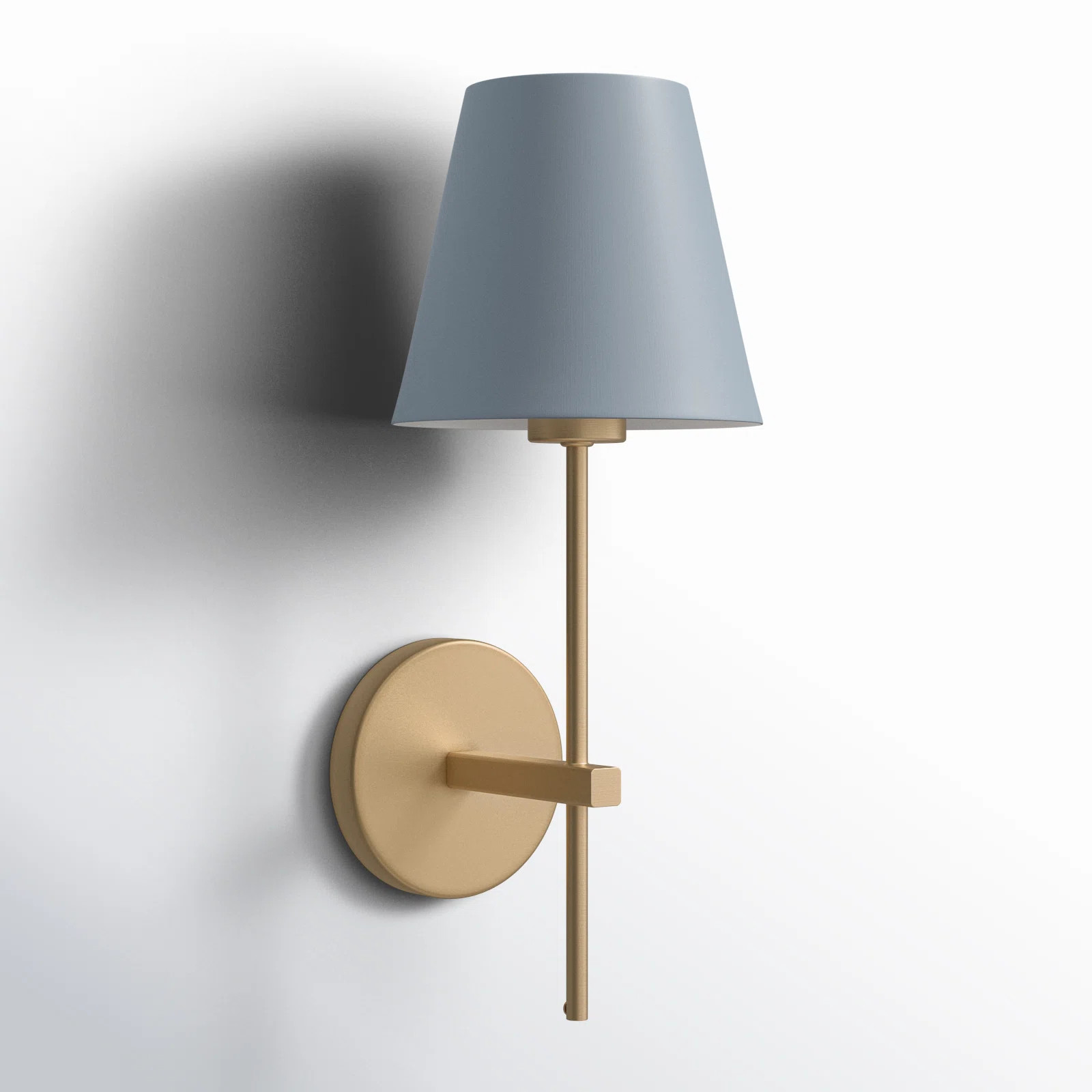Kinston Single Light Steel Dimmable Wallchiere | Joss & Main