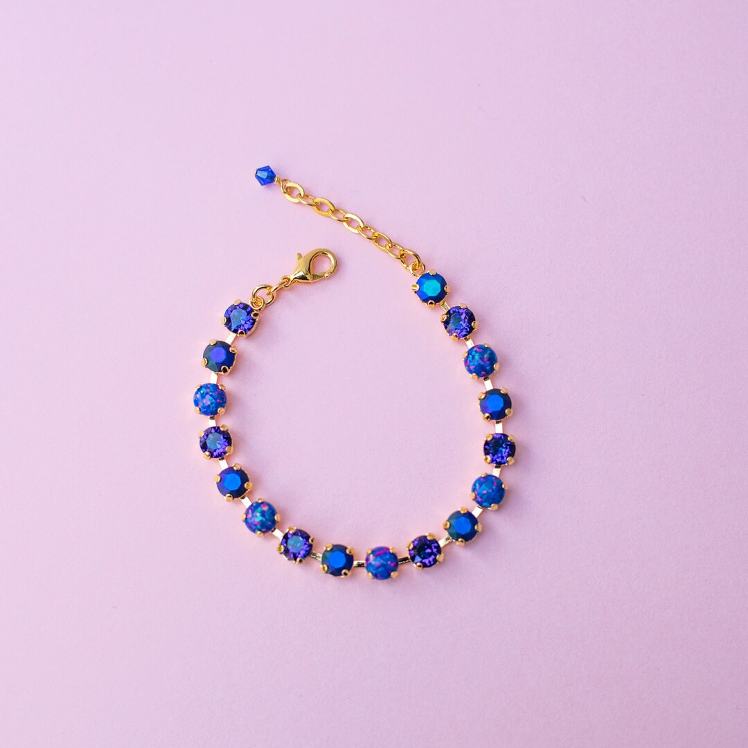 6mm Bracelet Supernova Sky Choose Setting Color and Length - Etsy | Etsy (US)