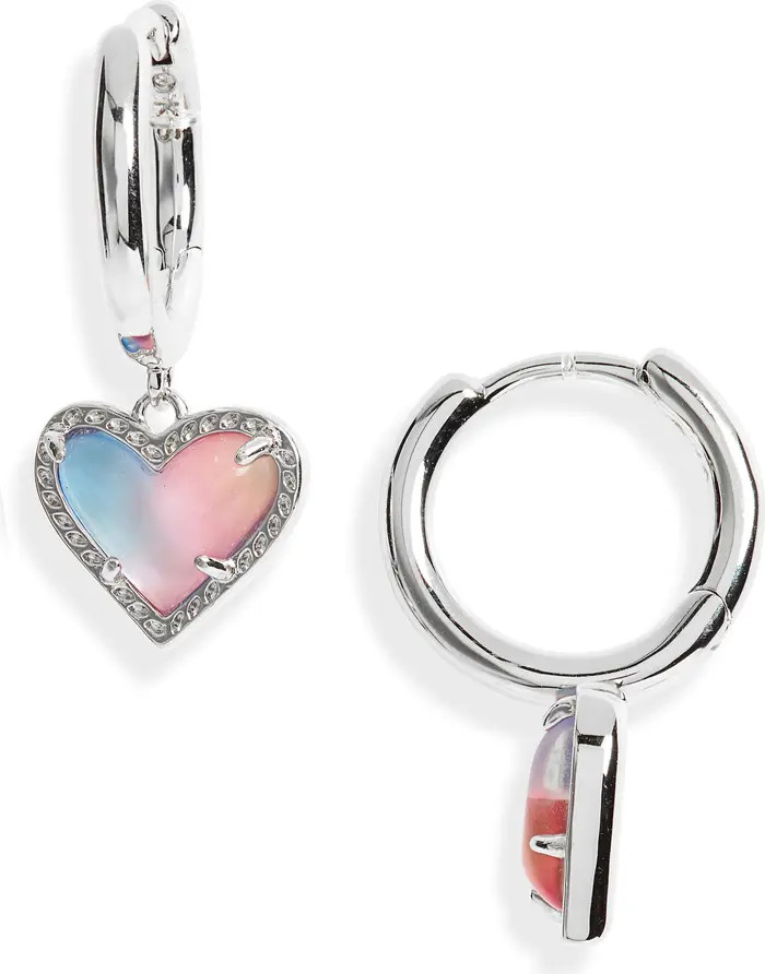 Kendra Scott Ari Heart Huggie Hoop Earrings | Nordstrom | Nordstrom
