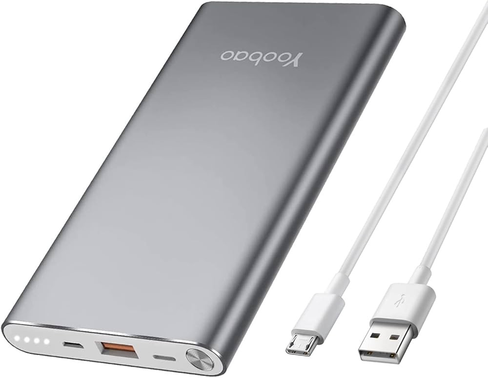 Yoobao Portable Charger 10000mAh Slim Power Bank,Ultra-Compact Battery Pack Dual Input Port with ... | Amazon (US)