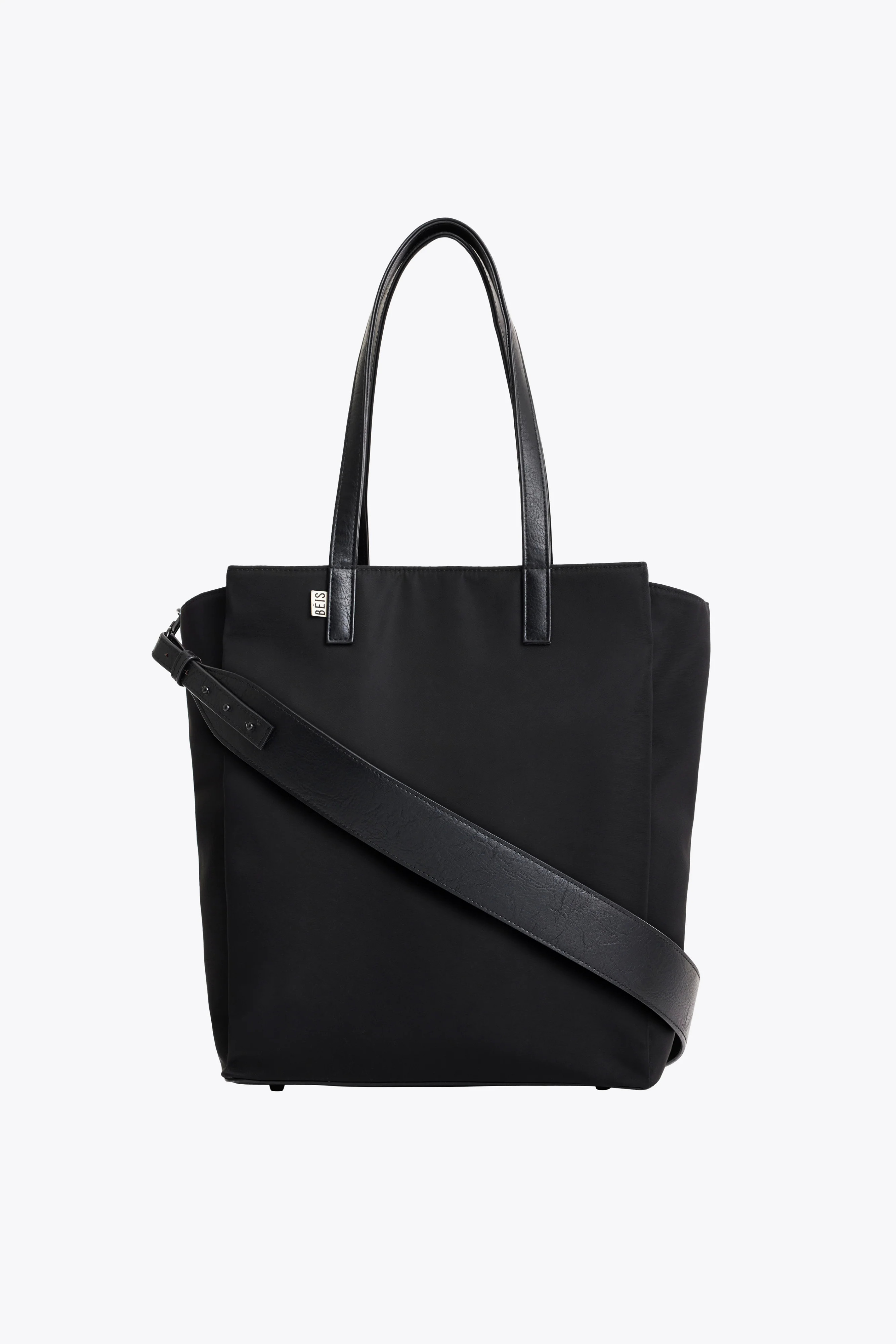 BÉIS 'The Commuter Tote' In Black - Black Commuter Tote For Work & Travel | BEIS