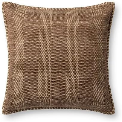 Loloi Brown/Tan 20'' x 20'' Cover Only Pillow | Amazon (US)