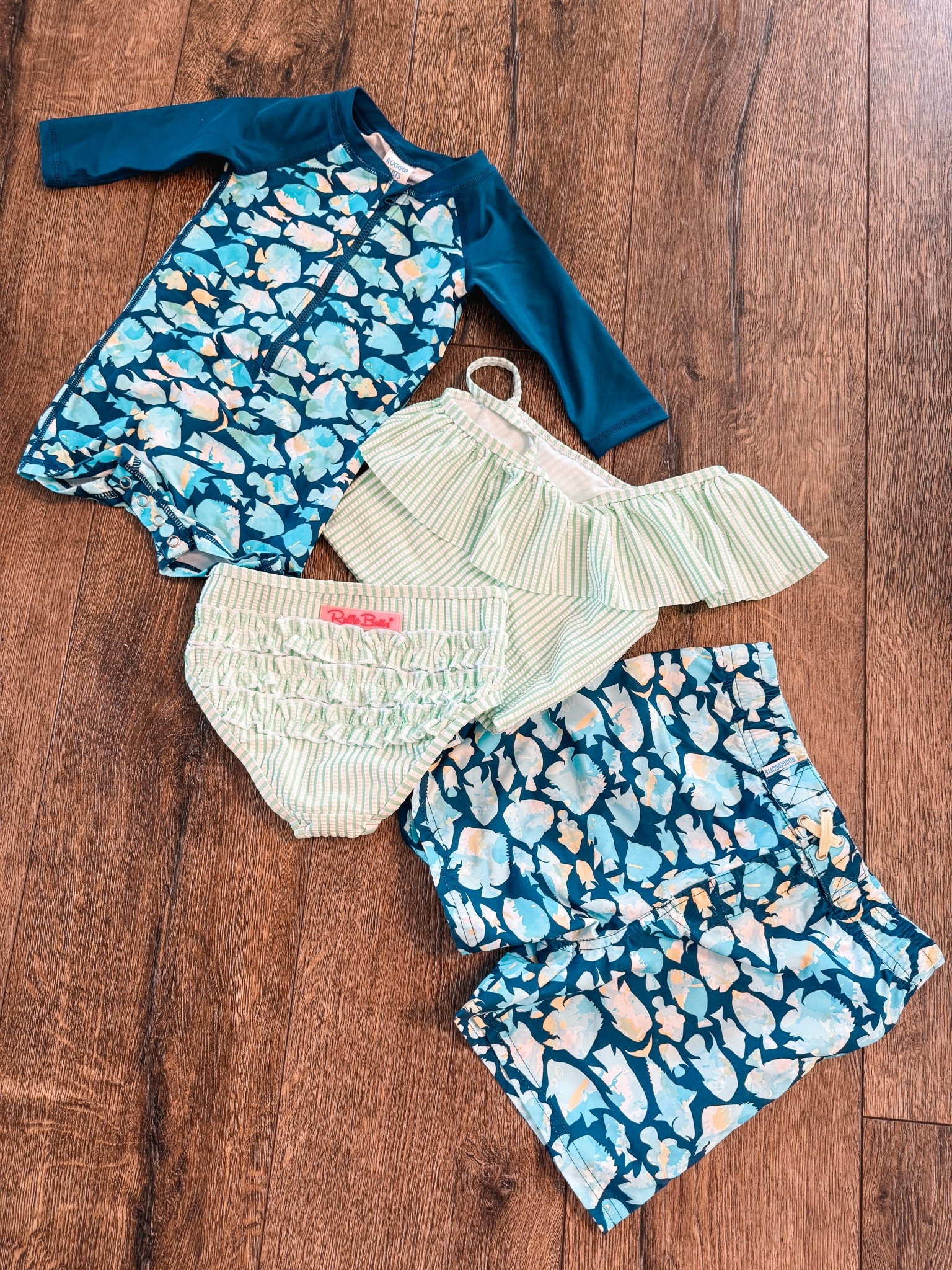 New matching suits for the kids.

Rufflebutts
Kids swimsuit
Toddler swimsuit 
Baby swimsuit 
Swimwear 

#LTKBaby #LTKSwim #LTKKids