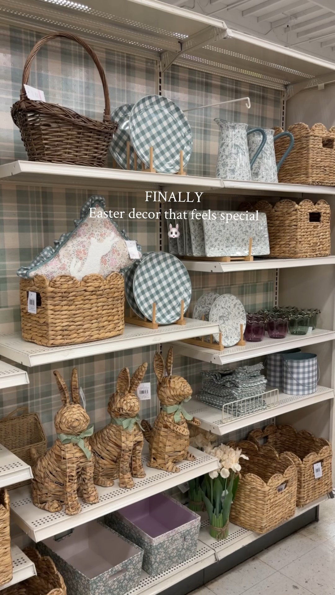 Gingham, bunnies, and the softest little cottage-core touches—basically everything my Easter heart could dream up. 🐰 

#LTKmomlife #LTKSeasonal #LTKHome