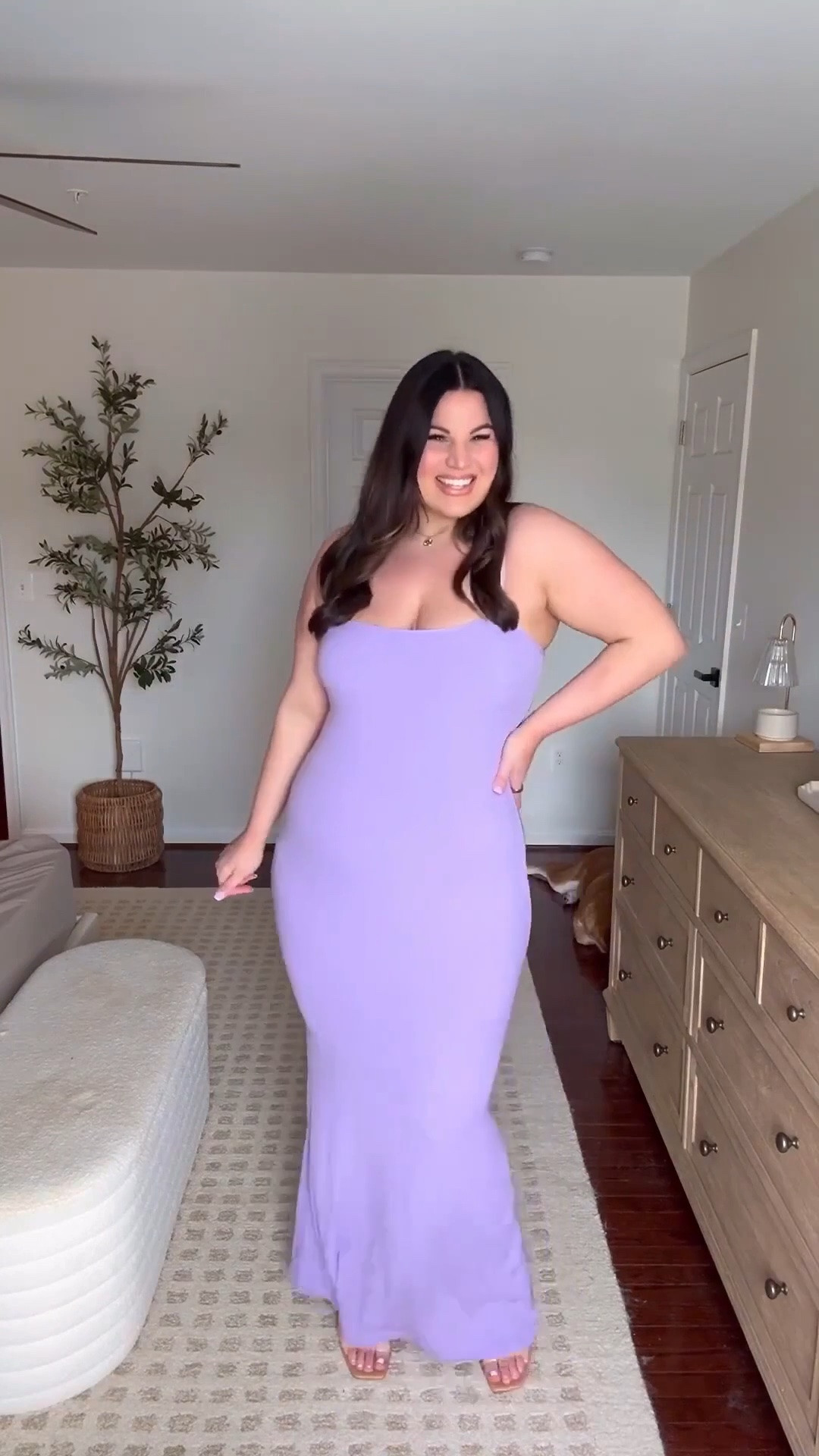 The viral amazon shapewear dress! 
Wearing a size xl 
Heels are in a size 10

#LTKootd #LTKSeasonal #LTKMidsize