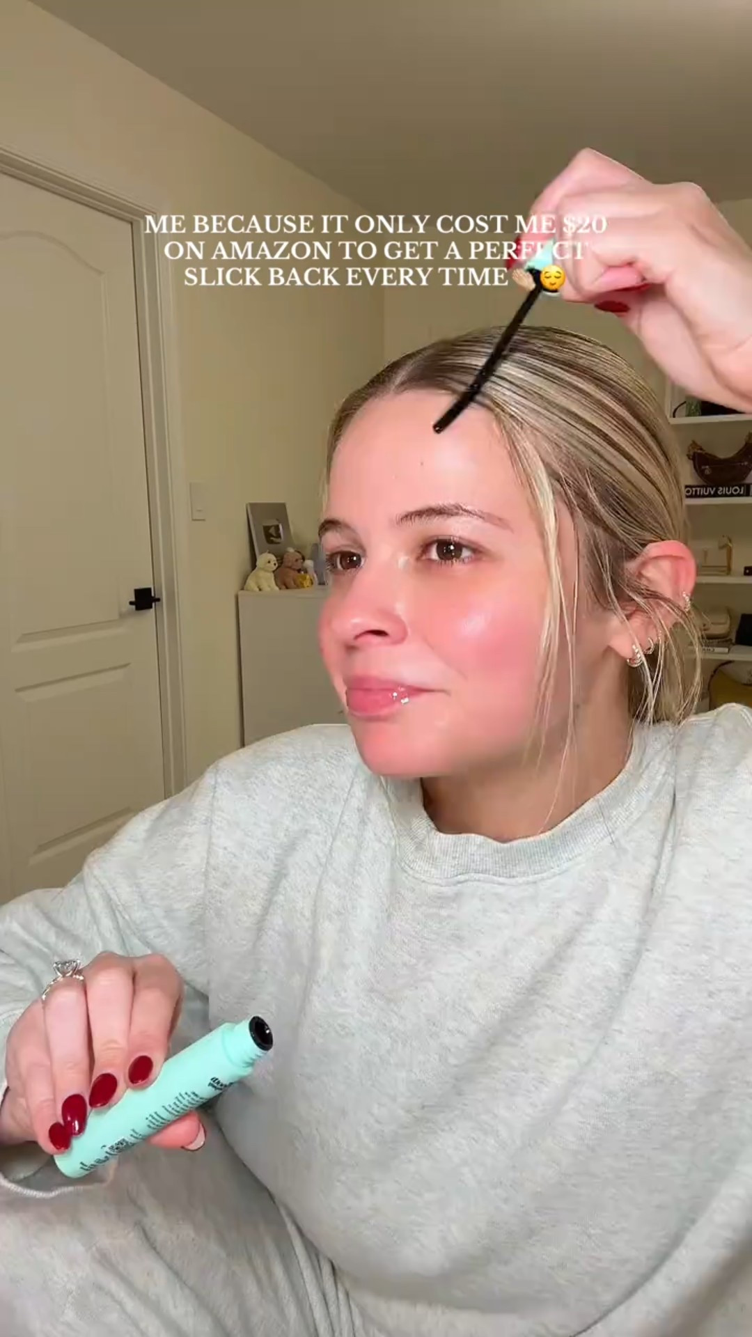 my magic wand for the perfect slick back hairstyle✨💅🏻 one of my fav Amazon purchases🫡 #slickback #hairtutorial #slickbackroutine #hairroutine #grwm

#LTKFindsUnder50 #LTKBeauty #LTKgrwm