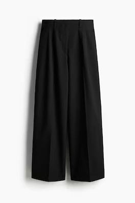 Weite Hose - Schwarz - Ladies | H&M DE | H&M (DE, AT, CH, NL, FI)