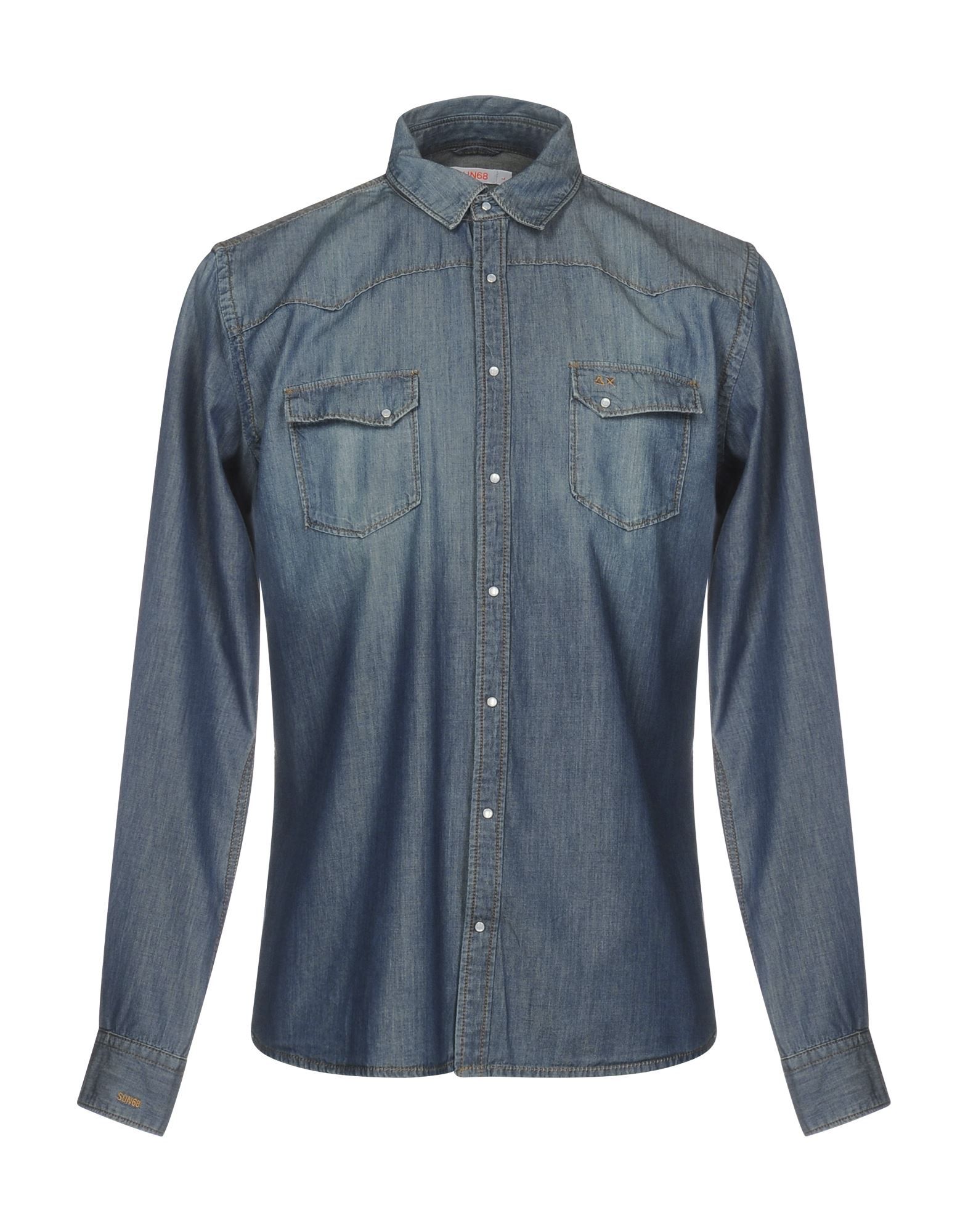 SUN 68 Denim shirts | YOOX (US)