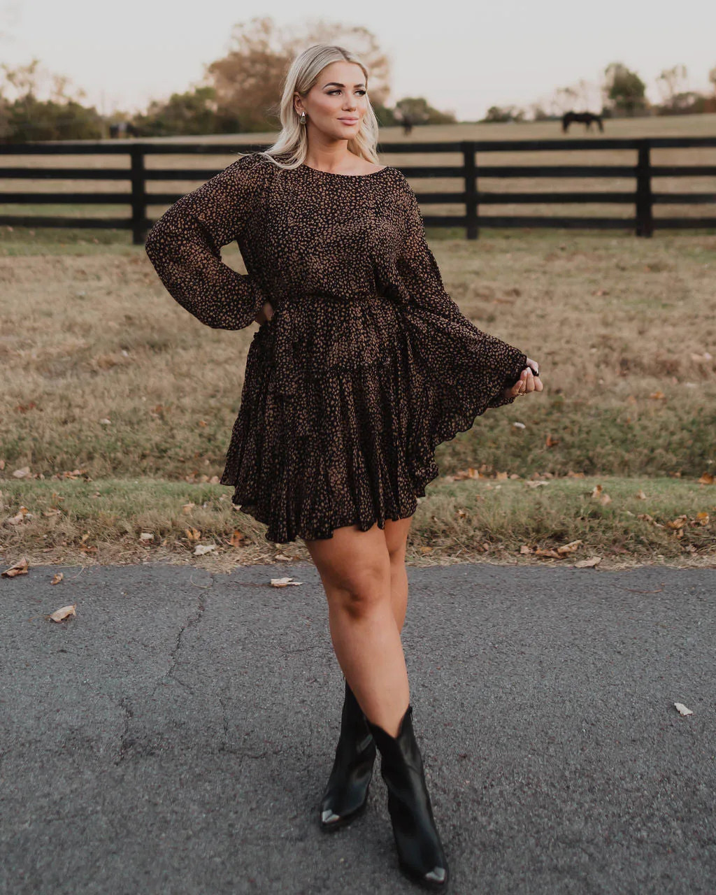 Schultz Leopard Print Ruffle Dress | VICI