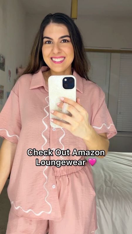 Check Out Amazon Loungewear 🩷 Super cute and good quality sets to wear around the house or for sleepwear. All these pjs come in other colors. 
➡️ Wearing size Small in all 3! 

Amazon Fashion | Pink Pjs 
 

#LTKVideo #LTKfindsunder50 #LTKtravel