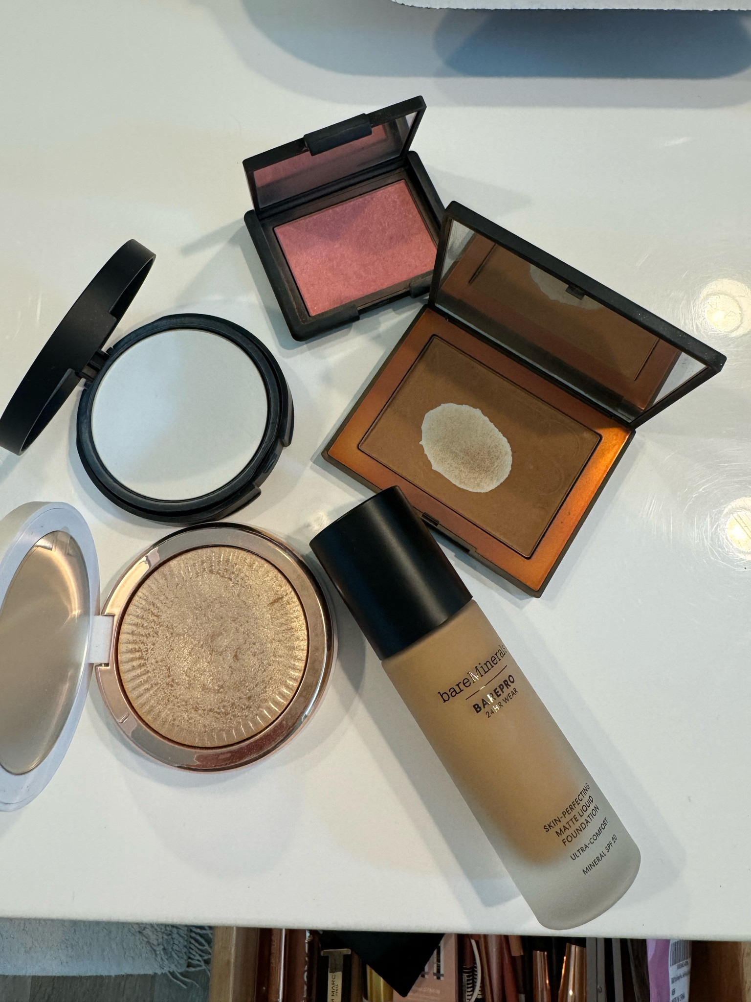 Everyday face makeup I use and love!!

Bronzer color is Laguna
Blush color is orgasm

#LTKBeauty #LTKFindsUnder100 #LTKFindsUnder50