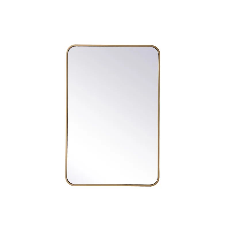 24” X 36” Brass Alessandra Accent Mirror | Wayfair North America